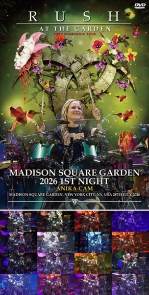 Photo1: RUSH - MADISON SQUARE GARDEN 2026 1ST NIGHT ANIKA CAM 2DVDR [Uxbridge 2944] (1)