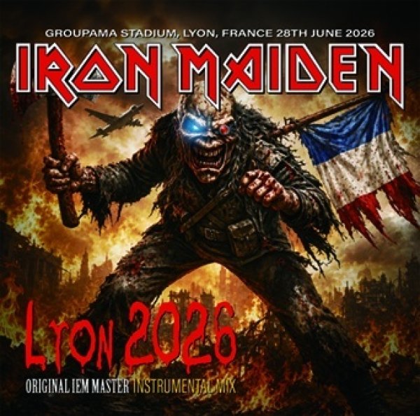 Photo1: IRON MAIDEN - LYON 2026 ORIGINAL IEM MASTER: INSTRUMENTAL MIX 2CDR [Shades 2722] (1)
