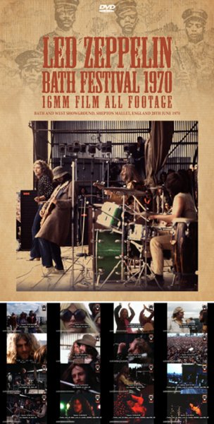 Photo1: LED ZEPPELIN - BATH FESTIVAL 1970 :16MM FILM ALL FOOTAGE DVDR [Uxbridge 2947] (1)