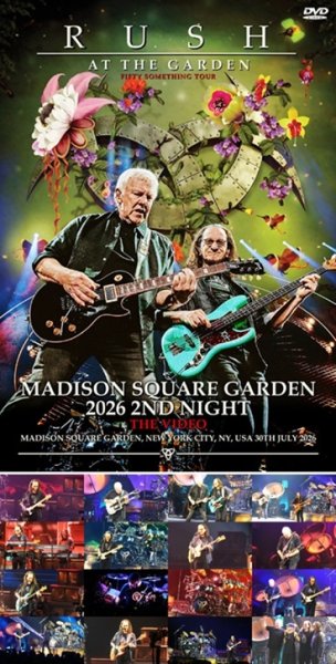 Photo1: RUSH - MADISON SQUARE GARDEN 2026 2ND NIGHT THE VIDEO 2DVDR  [Uxbridge 2949] (1)