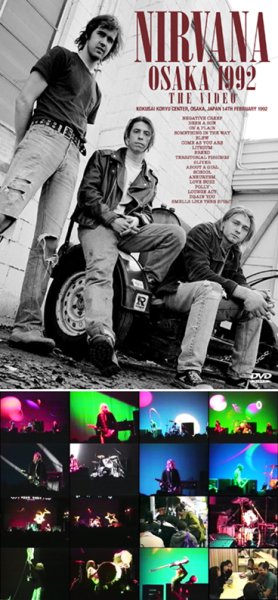 Photo1: NIRVANA - OSAKA 1992 THE VIDEO DVDR [Shades 2725] (1)