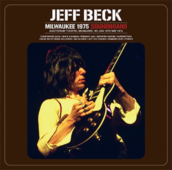 Photo1: JEFF BECK - MILWAUKEE 1975 SOUNDBOARD CD [Wardour-542] (1)