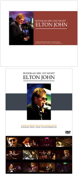 Photo1: ELTON JOHN - BUDOKAN 2001 2ND NIGHT 3CD + Bonus DVDR "BUDOKAN 2001 1ST NIGHT" [Wardour-130] (1)