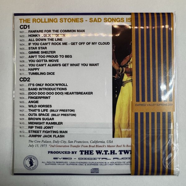 Photo2: THE ROLLING STONES - SAD SONGS IS ALL I KNOW 2CD [EMPRESS VALLEY] (2)