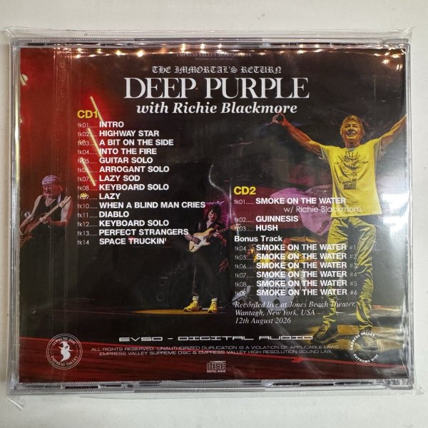 Photo2: DEEP PURPLE FEATURING RICHIE BLACKMORE - THE IMMORTAL’S RETURN 2CD JEWEL CASE EDITION [EMPRESS VALLEY] (2)
