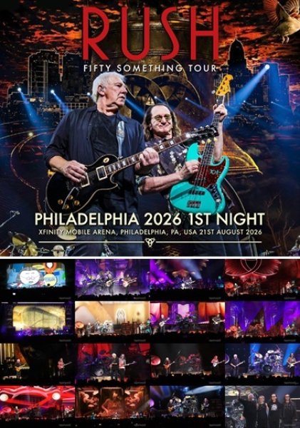 Photo1: RUSH - PHILADELPHIA 2026 1ST NIGHT 3CDR+2DVDR [Uxbridge 2967] (1)