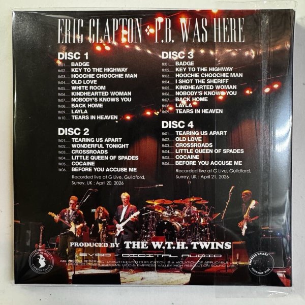 Photo3: ERIC CLAPTON -  P.B. WAS HERE 4CD WITH BOOKLET 2026 [EMPRESS VALLEY] (3)