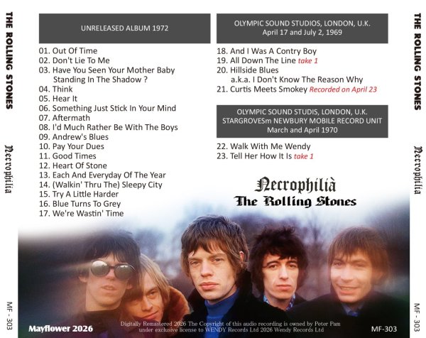 Photo2: THE ROLLING STONES - NECROPHILIA CD [MAYFLOWER] (2)