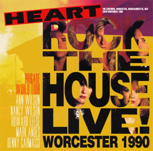 Photo1: HEART - ROCK THE HOUSE LIVE! WORCESTER 1990 2CD [ZODIAC 041] (1)