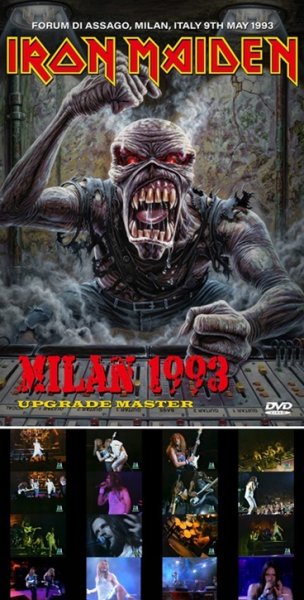 Photo1: IRON MAIDEN - MILAN 1993 UPGRADE MASTER DVDR [Shades 2742] (1)