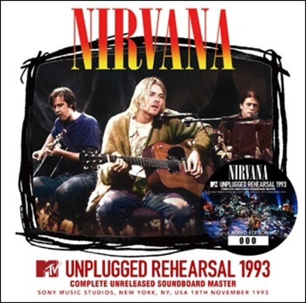 Photo1: NIRVANA - MTV UNPLUGGED REHEARSAL 1993 THE COMPLETE UNRELEASED SOUNDBOARD MASTER 2CD [ZODIAC 891] (1)