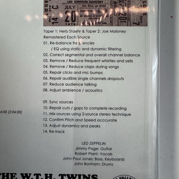 Photo4: LED ZEPPELIN - BLITZKREIG OVER BOSTON 2CD [EMPRESS VALLEY] (4)