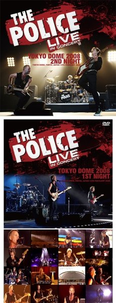 Photo1: THE POLICE - TOKYO DOME 2008 2ND NIGHT 2CD + Bonus DVDR "TOKYO DOME 2008 1ST NIGHT" [Wardour-242] (1)