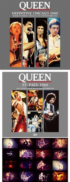 Photo1: QUEEN - DEFINITIVE CHICAGO 1980 2CD plus Bonus DVDR* Numbered Stickered Edition Only [Wardour-313] (1)