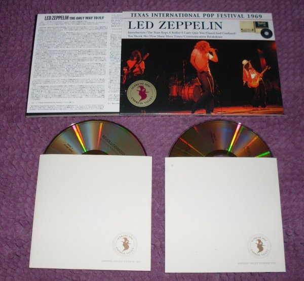 Photo3: LED ZEPPELIN - THE ONLY WAY TO FLY - TEXAS INTERNATIONAL POP FESTIVAL 2CD [Empress Valley] ★★★STOCK ITEM / OUT OF PRINT★★★ (3)