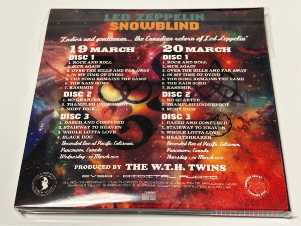 Photo2: LED ZEPPELIN - SNOWBLIND 6CD LIMITED 100 COPIES ONLY [EMPRESS VALLEY] ★★★STOCK ITEM / OUT OF PRINT ★★★ (2)