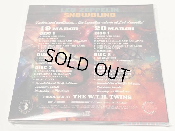 Photo2: LED ZEPPELIN - SNOWBLIND 6CD LIMITED 100 COPIES ONLY [EMPRESS VALLEY] ★★★STOCK ITEM / OUT OF PRINT ★★★ (2)