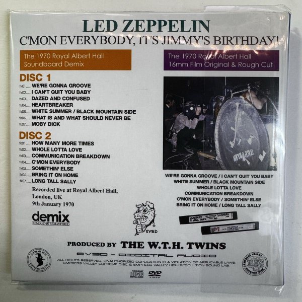 Photo6: LED ZEPPELIN - C'MON EVERYBODY, IT'S JIMMY'S BIRTHDAY! 6CD + 2DVD [EMPRESS VALLEY] (6)