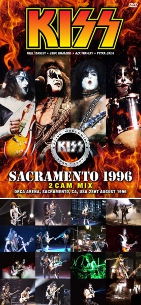 Photo1: KISS - SACRAMENTO 1996 2 CAM MIX DVDR [Shades 2746]  (1)