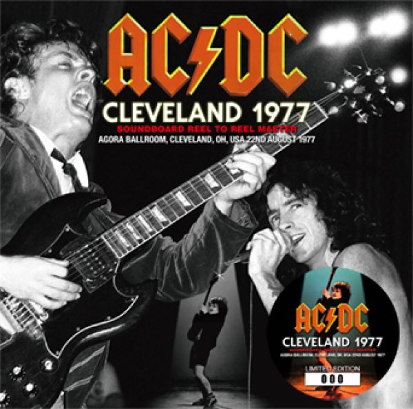 Photo1: AC/DC - CLEVELAND 1977 SOUNDBOARD REEL TO REEL MASTER CD [ZODIAC 896] (1)