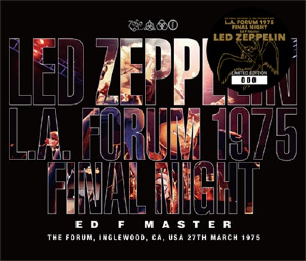 Photo1: LED ZEPPELIN - L.A. FORUM 1975 FINAL NIGHT: ED F MASTER 3CD NEW SOURCE!!! (1)