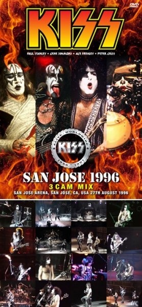 Photo1: KISS - SAN JOSE 1996 3 CAM MIX DVDR [Shades 2745] (1)