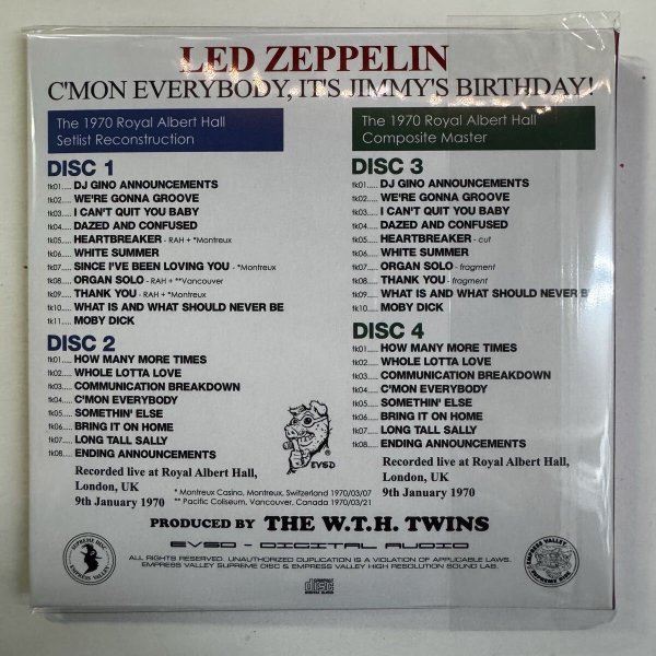 Photo4: LED ZEPPELIN - C'MON EVERYBODY, IT'S JIMMY'S BIRTHDAY! 6CD + 2DVD [EMPRESS VALLEY] (4)