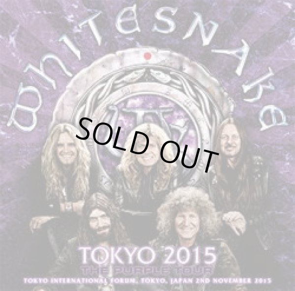 Photo1: WHITESNAKE - TOKYO 2015 2CD [ZODIAC 154] ★★★STOCK ITEM / HOT WINTER SALE★★★ (1)