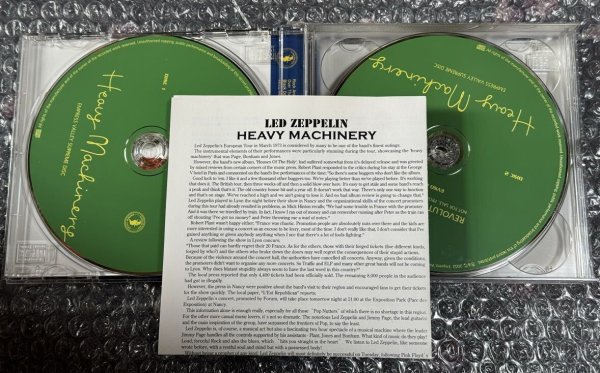 Photo3: LED ZEPPELIN - HEAVY MACHINERY / THE DIRTY TRICK 4CD [EMPRESS VALLEY] ★★★STOCK ITEM / OUT OF PRINT / VERY RARE★★★ (3)