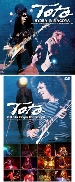 Photo1: TOTO - HYDRA IN NAGOYA 1980 2CD + Ltd Bonus DVDR "ALL US BOYS IN TOKYO" [Calm & Storm 051] (1)