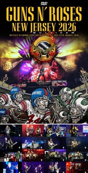 Photo1: GUNS N' ROSES - NEW JERSEY 2026 MULTICAM 2DVDR [Shades 27631] (1)