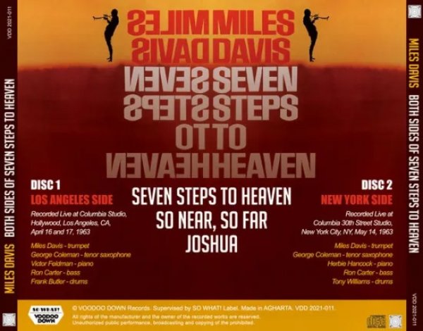 Photo2: MILES DAVIS - BOTH SIDES OF SEVEN STEPS TO HEAVEN / SEVEN STEPS TO HEAVEN SESSIONS 2CD [VOODOO DOWN] (2)