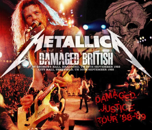 Photo1: METALLICA - DAMAGED BRITISH 4CDR [Shades 2764] (1)