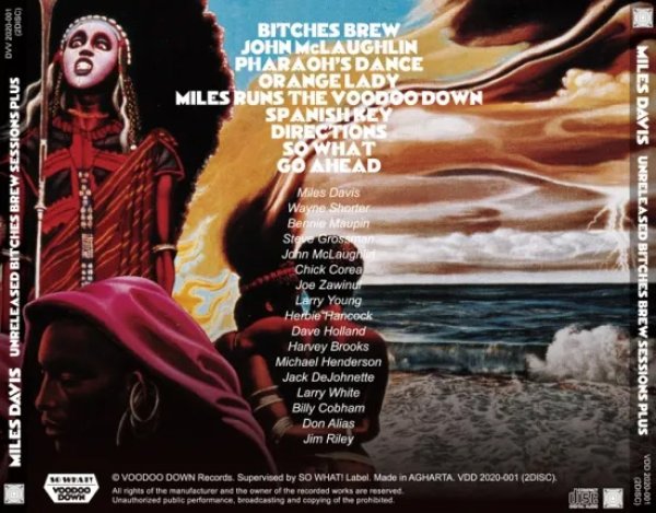 Photo2: MILES DAVIS - UNRELEASED BITCHES BREW SESSIONS PLUS 2CD [VOODOO DOWN] (2)