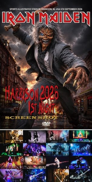 Photo1: IRON MAIDEN - HARRISON 2026 1ST NIGHT: SCREEN SHOT 2DVDR [Shades 2756] (1)