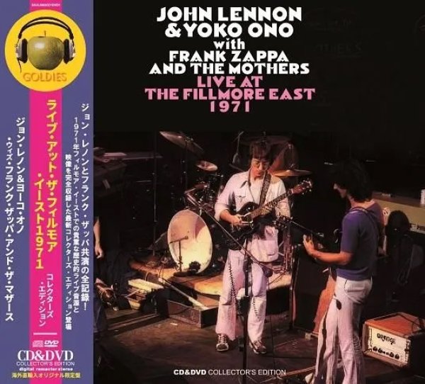 Photo1: JOHN LENNON with FRANK ZAPPA AND THE MOTHERS - LIVE AT THE FILLMORE EAST 1971 CD +DVD  [GOLDIES] (1)