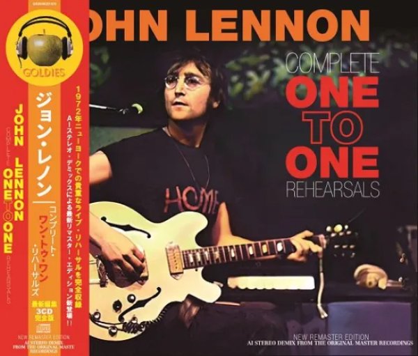 Photo1: JOHN LENNON - COMPLETE ONE TO ONE REHEARSALS NEW REMASTER EDITION 3CD [GOLDIES] (1)