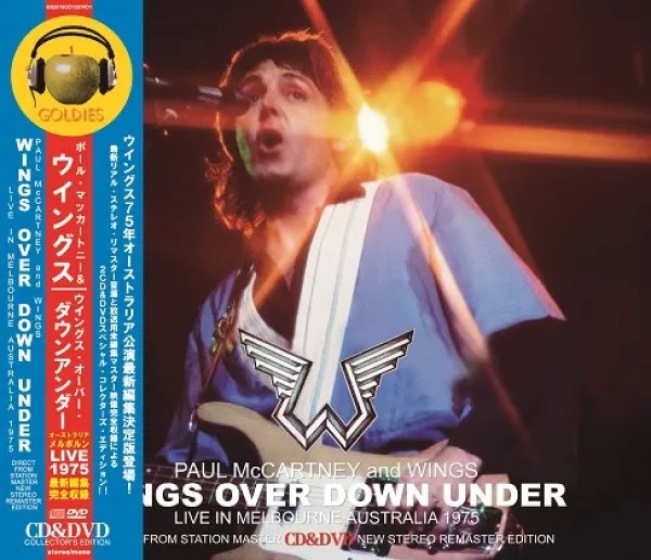 Photo1: PAUL McCARTNEY & WINGS - WINGS OVER DOWN UNDER : LIVE IN MELBOURNE AUSTRALIA 1975 2CD+DVD [GOLDIES] (1)