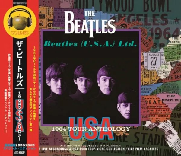 Photo1: THE BEATLES - USA 1964 TOUR ANTHOLOG 2CD + DVD [GOLDIES] (1)