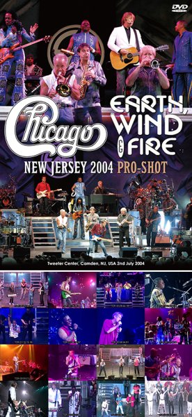 Photo1: CHICAGO & EARTH, WIND & FIRE - NEW JERSEY 2004 PRO-SHOT 2DVDR [Uxbridge 2991] (1)