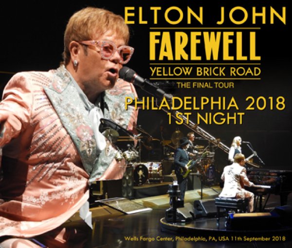 Photo1: ELTON JOHN - PHILADELPHIA 2018 1ST NIGHT 3CDR [Uxbridge 895] (1)