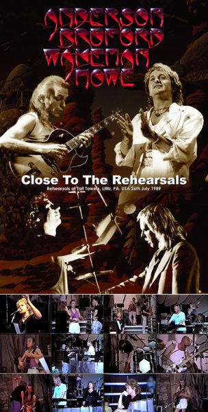 Photo1: ANDERSON BRUFORD WAKEMAN HOWE - CLOSE TO THE REHEARSALS DVDR [Amity DVD Series 005] (1)