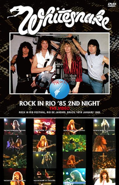 Photo2: WHITESNAKE - ROCK IN RIO '85 2ND NIGHT SOUNDBOARD CD plus Bonus DVDR "ROCK IN RIO '85 2ND NIGHT: THE VIDEO [ZODIAC 898] (2)
