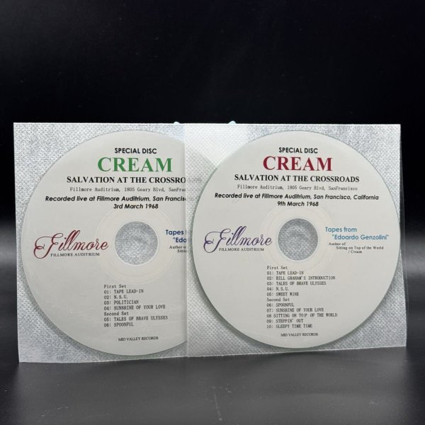 Photo10: CREAM - SALVATION AT THE CROSSROADS 8CD + 2 BONUS CDR WITH BOOKELT[EMPRESS VALLEY] DEFINITIVE FILLMORE 1968 (10)