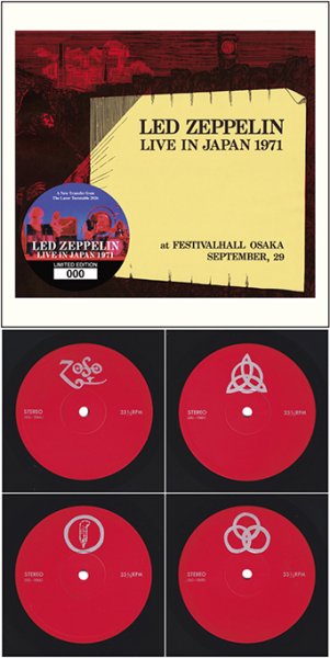 Photo1: LED ZEPPELIN - LIVE IN JAPAN 1971 2CD (1)