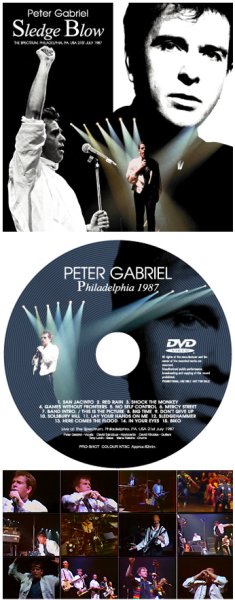 Photo1: PETER GABRIEL - SLEDGE BLOW 2CDR + Picture Disc DVDR "PHILADELPHIA 1987" [Amity 141] (1)