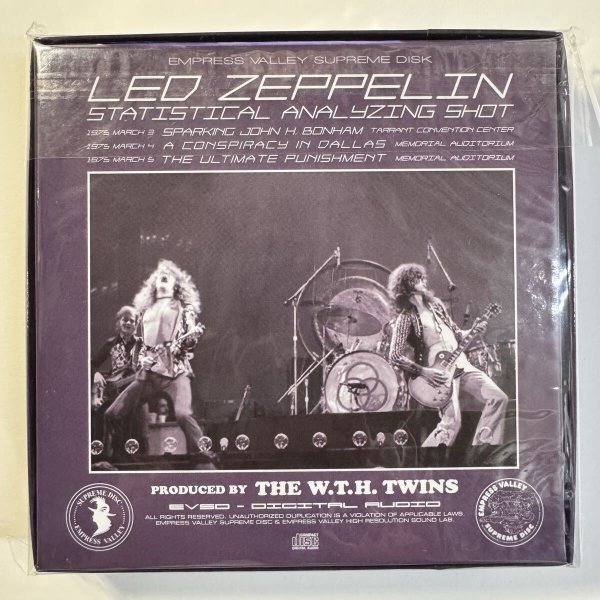 Photo2: LED ZEPPELIN - STATISTICAL ANALYZING SHOT 9CD BOX [EMPRESS VALLEY] ★★★STOCK ITEM / OUT OF PRINT / VERY RARE★★★ (2)