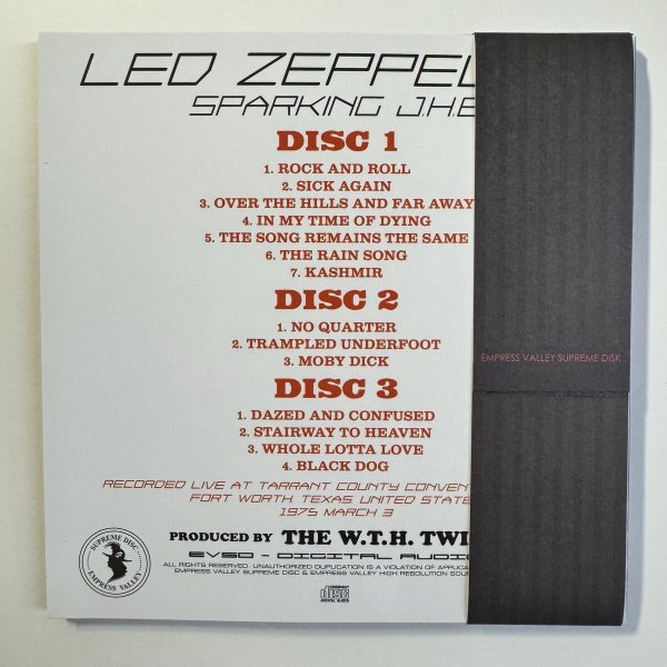 Photo5: LED ZEPPELIN - STATISTICAL ANALYZING SHOT 9CD BOX [EMPRESS VALLEY] ★★★STOCK ITEM / OUT OF PRINT / VERY RARE★★★ (5)