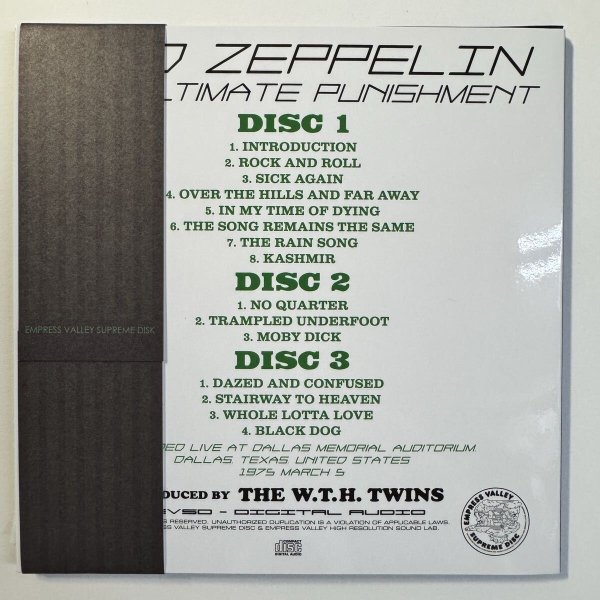 Photo9: LED ZEPPELIN - STATISTICAL ANALYZING SHOT 9CD BOX [EMPRESS VALLEY] ★★★STOCK ITEM / OUT OF PRINT / VERY RARE★★★ (9)