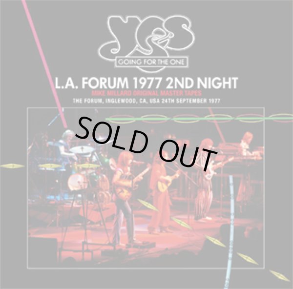 Photo1: YES - L.A. FORUM 1977 2ND NIGHT: MIKE MILLARD ORIGINAL MASTER TAPES 2CD [Virtuoso 521/522] ★★★STOCK ITEM / HOT FALL SALE★★★ (1)